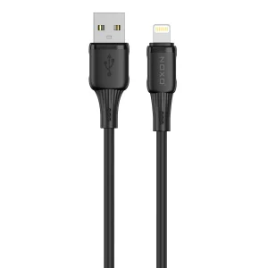 کابل USB‑A به لایتنینگ نوکسو مدل CN‑8 | کابل شارژ سیلیکونی طول  1 متری