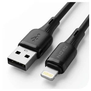 کابل USB‑A به لایتنینگ نوکسو مدل CN‑8 | کابل شارژ سیلیکونی طول  1 متری