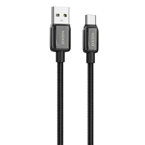 کابل USB به Type‑C نوکسو مدل CN‑9 | کابل شارژ 2.4 آمپر نایلونی طول 1 متر