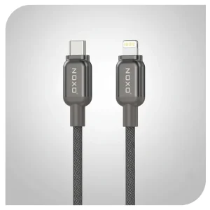 کابل شارژ 27 وات Type-C به Lightning نوکسو مدل CN-10 | نایلونی طول 1.2 متر