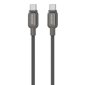 کابل شارژ 60 وات Type-C به Type-C نوکسو مدل CN-10 | نایلونی طول 1.2 متر