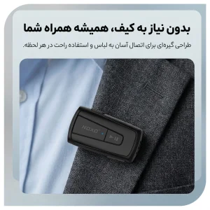 هدست بلوتوثی جمع‌شونده نوکسو مدل TN‑7 با طراحی کلیپ‌شونده
