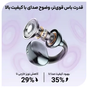 هدفون بلوتوثی Earclip OWS نوکسو مدل TN‑10 | بلوتوث 5.4