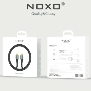 کابل HDMI نوکسو مدل HDMI‑N1 طول 3 متر | 4K@60Hz، HDR و پهنای باند 18Gbps