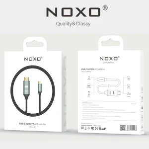 کابل تبدیل USB-C به HDMI نوکسو مدل HDMI-N1 طول 2 متر | خروجی 4K و پشتیبانی از HDR