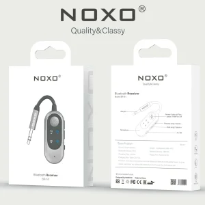 دانگل بلوتوث AUX نوکسو مدل BR‑N1 | گیرنده موسیقی و مکالمه بلوتوث 5.3