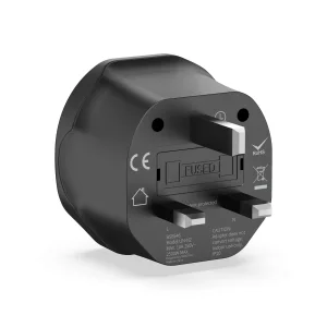 آداپتور مسافرتی 2500 وات یونیورسال نوکسو مدل UN-N2 | تبدیل سه‌ شاخه انگلیسی (UK Pin)