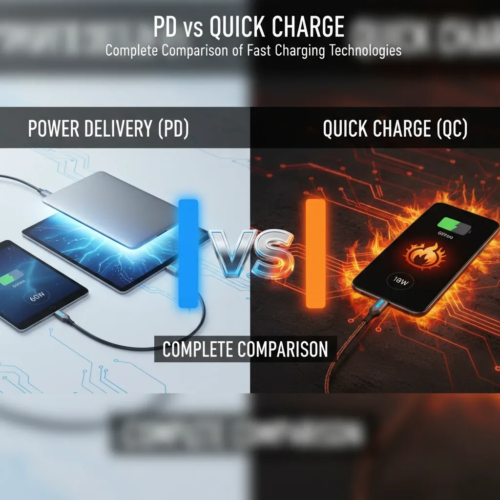 PD vs Quick Charge مقایسه کامل فناوریهای شارژ سریع