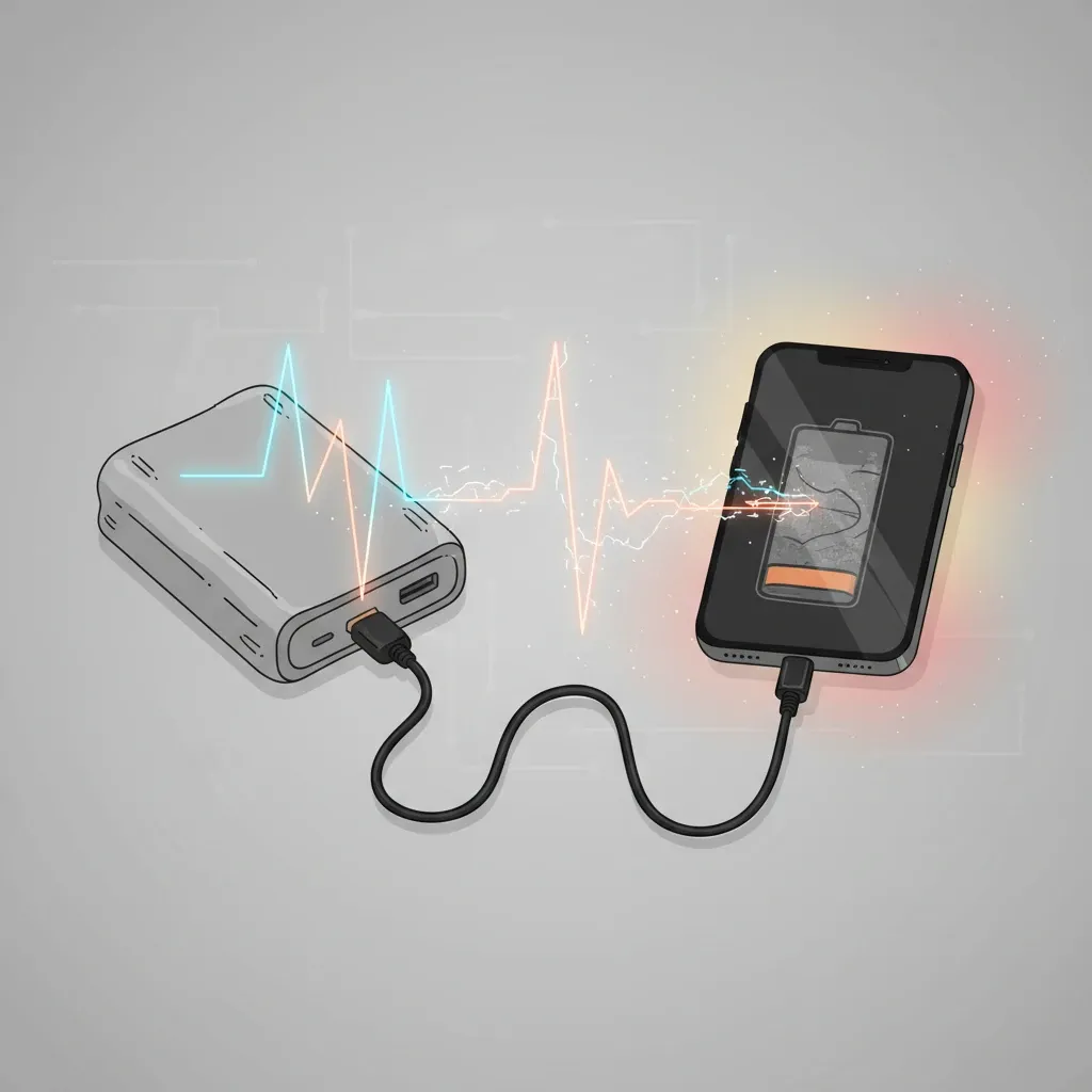 استفاده از پاوربانک بیکیفیت باعث کند شدن و داغ شدن و کند شدهن باتری میشود