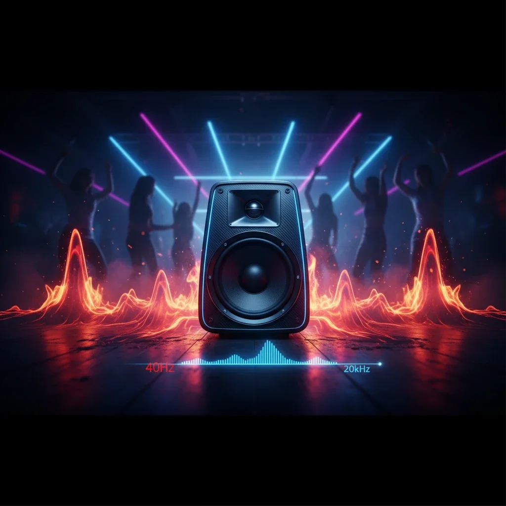 برای بیس قوی و مهمانی: عدد شروع پایینتر (40Hz) بهتر است.