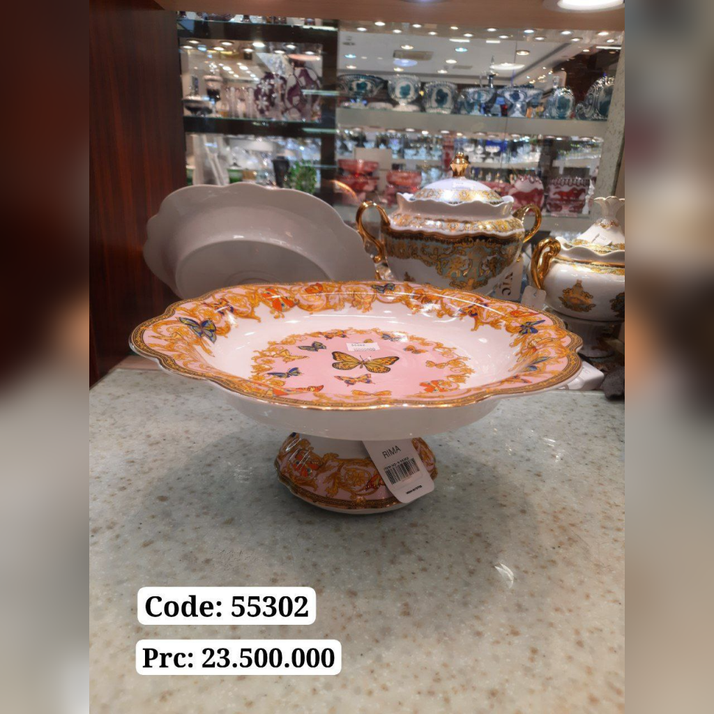 شیرینی خوری پایه دار پروانه