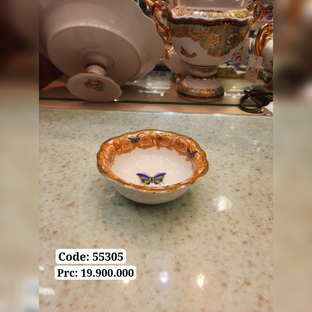 پیاله 6 عددی دالبر رویال طرح پروانه