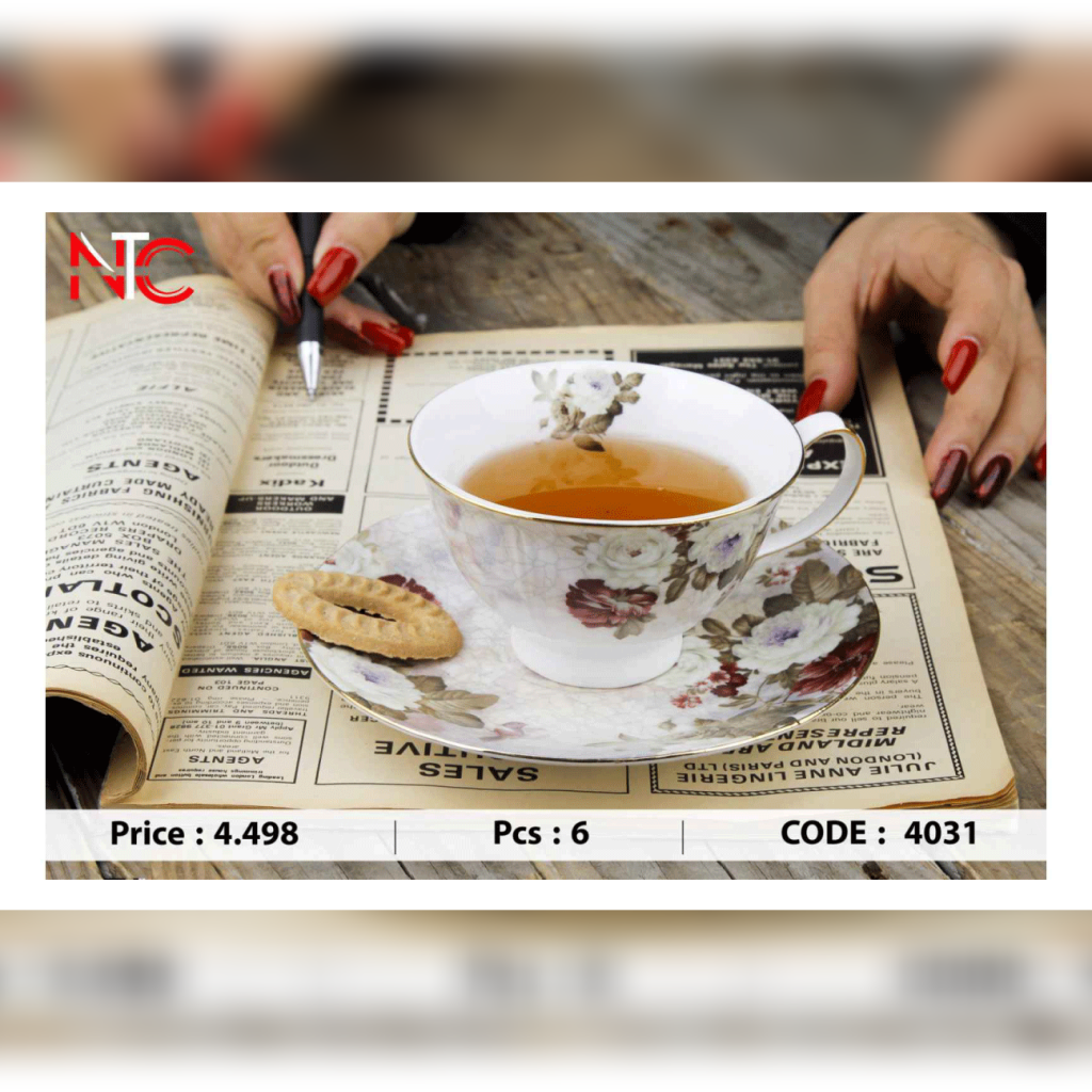 فنجان نعلبکی چای خوری لمونژ 4031