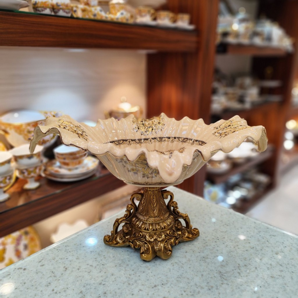 کشکول میوه خوری لب برگشته زینک 8073