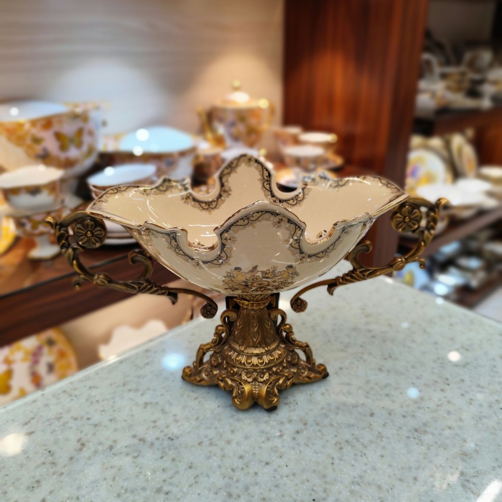 کشکول آجیل خوری  کوچک زینک 8076