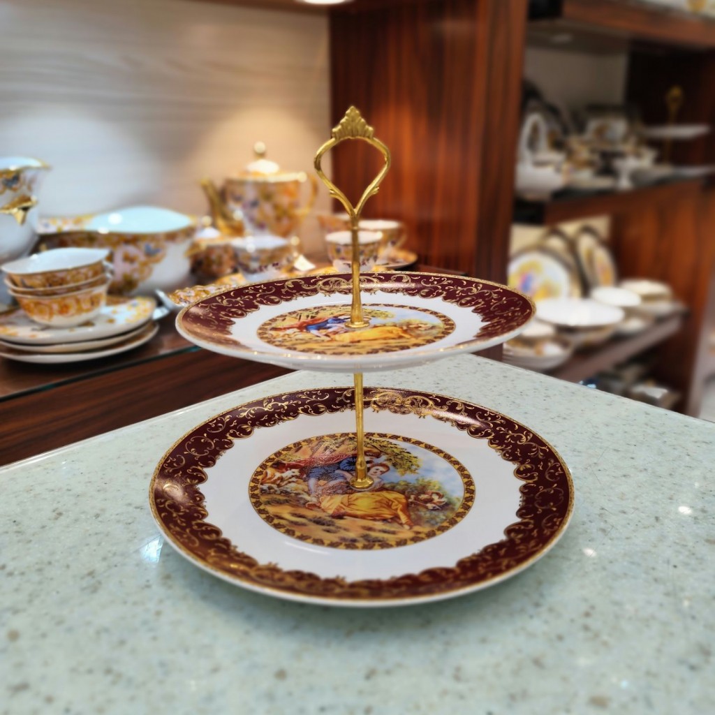 شیرینی خوری دو طبقه لیلی مجنون زرشکی6053