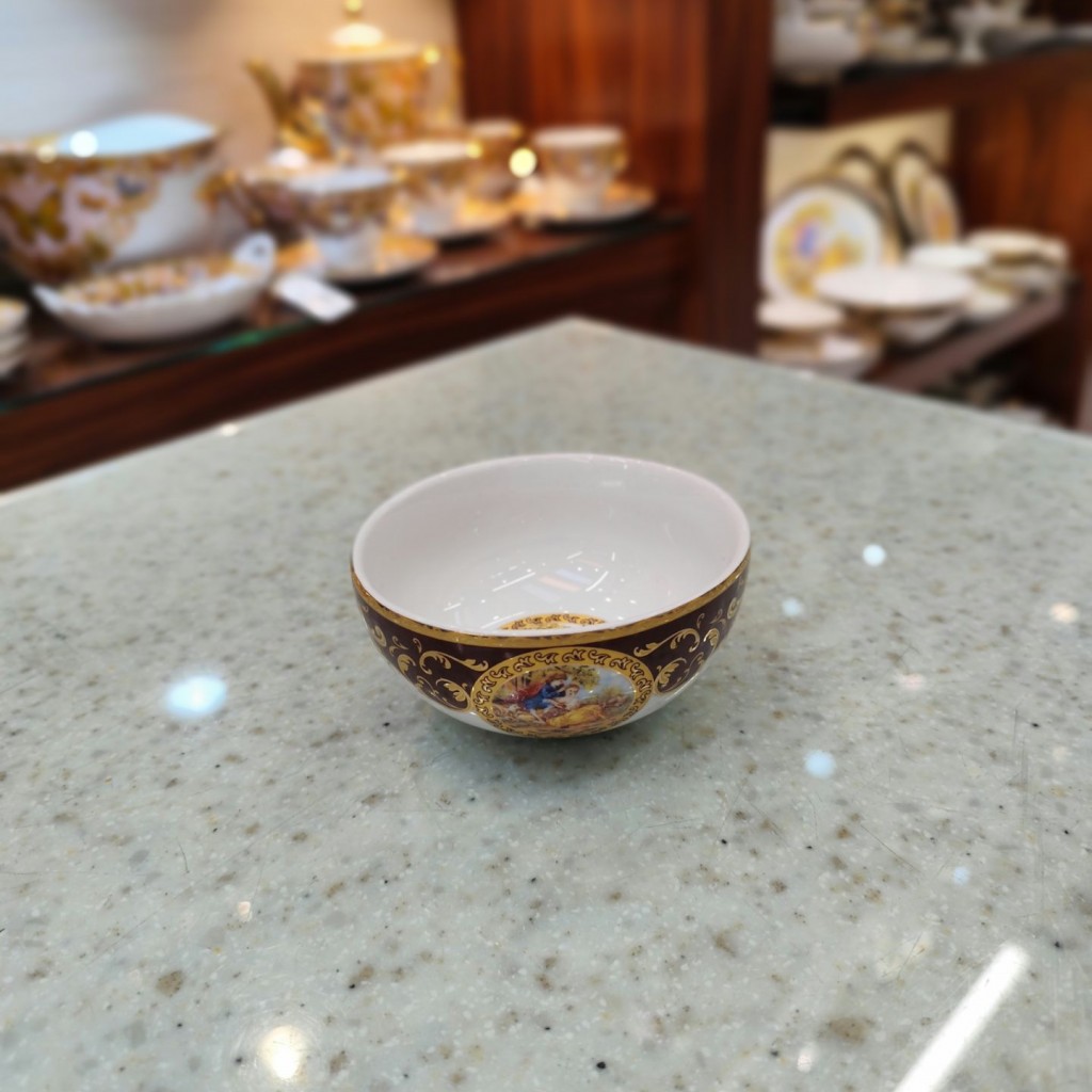 پیاله آجیل خوری گردلیلی مجنون زرشکی6027