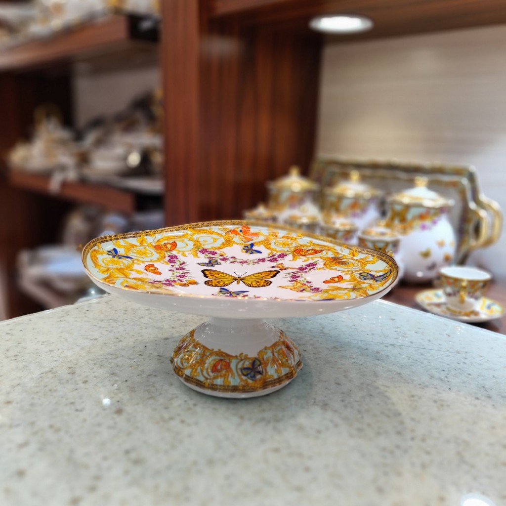 شیرینی خوری پایدارویولاطرح پروانه فیروزه ای55515