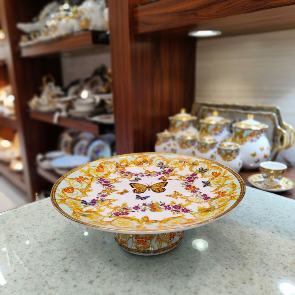 شیرینی خوری گردپایدارطرح پروانه فیروزه ای55538