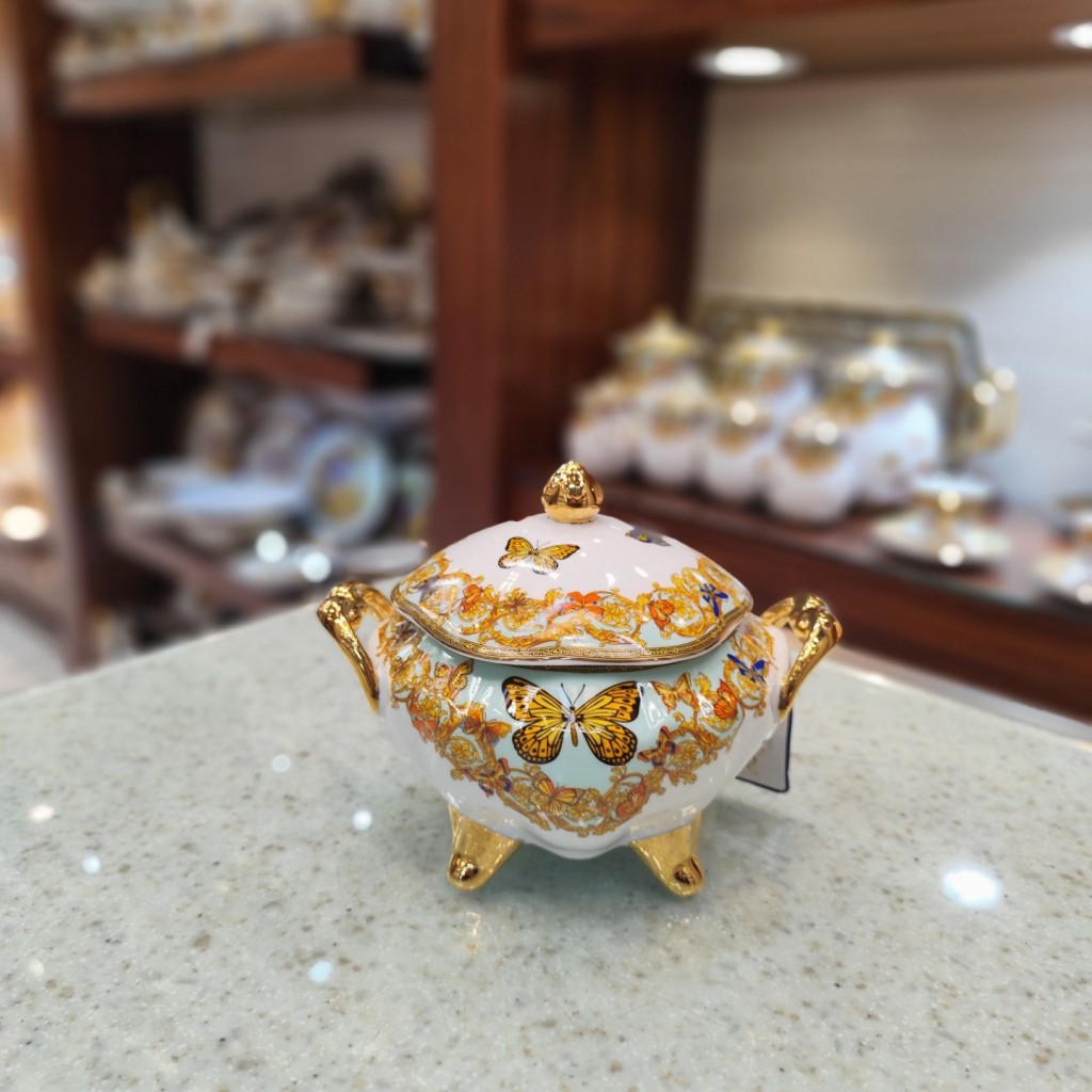 شکلات خوری گرددربدارطرح پروانه فیروزه ای55512