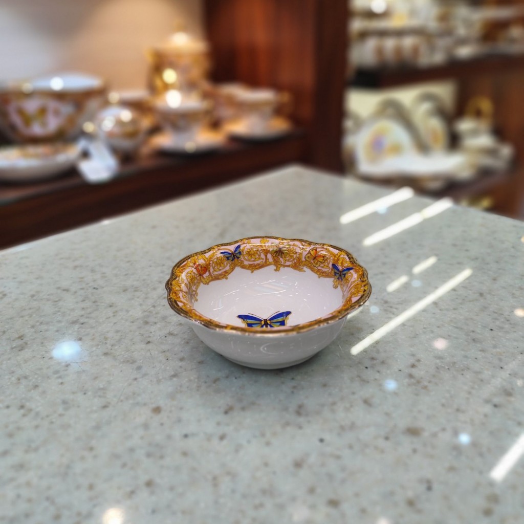 پیاله دالبر دارطرح پروانه صورتی55305