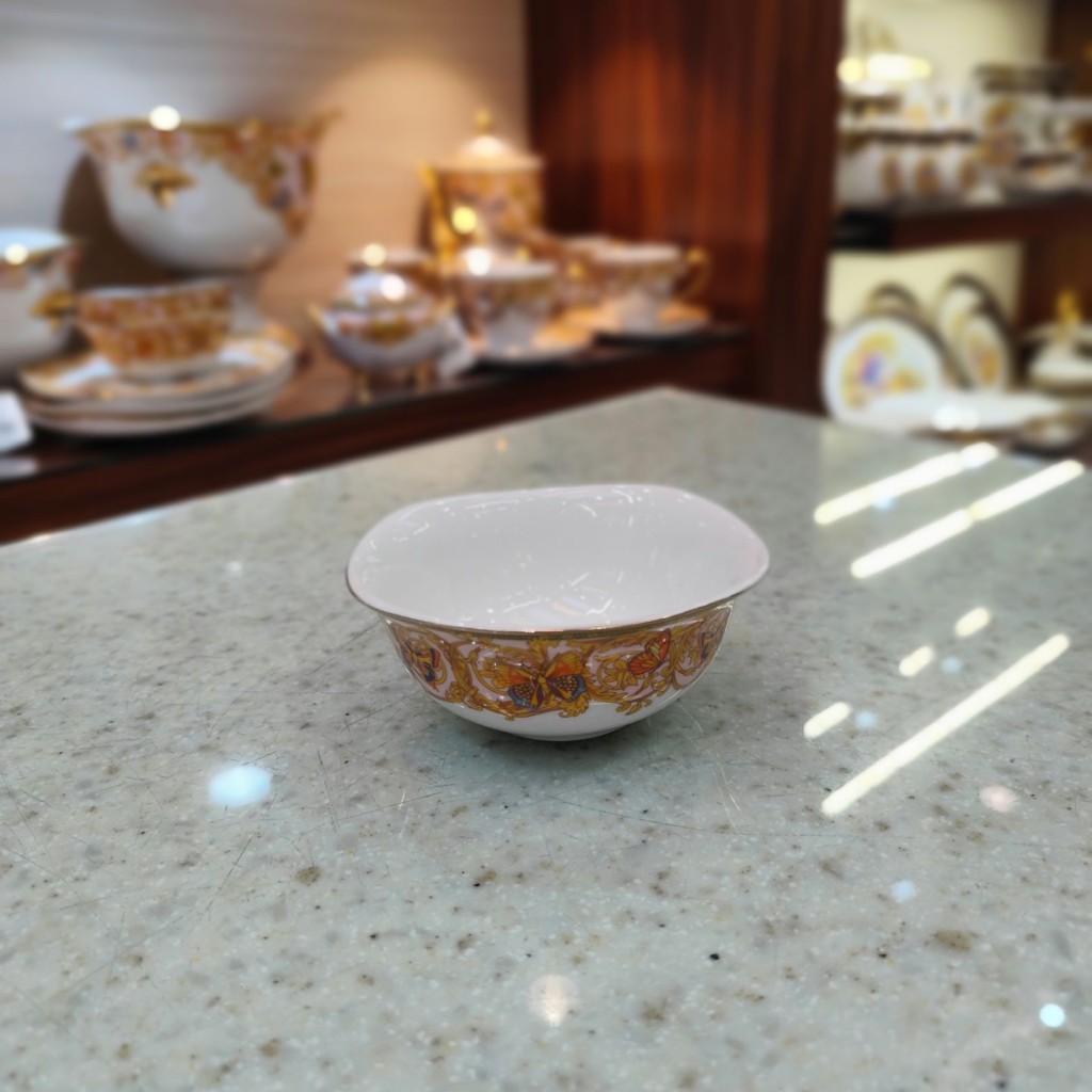 پیاله آجیل خوری ویولا طرح پروانه صورتی55323