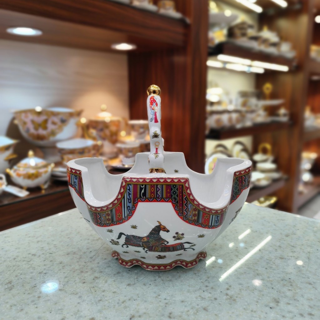 سبدآجیل خوری متوسط طرح هرمس9046