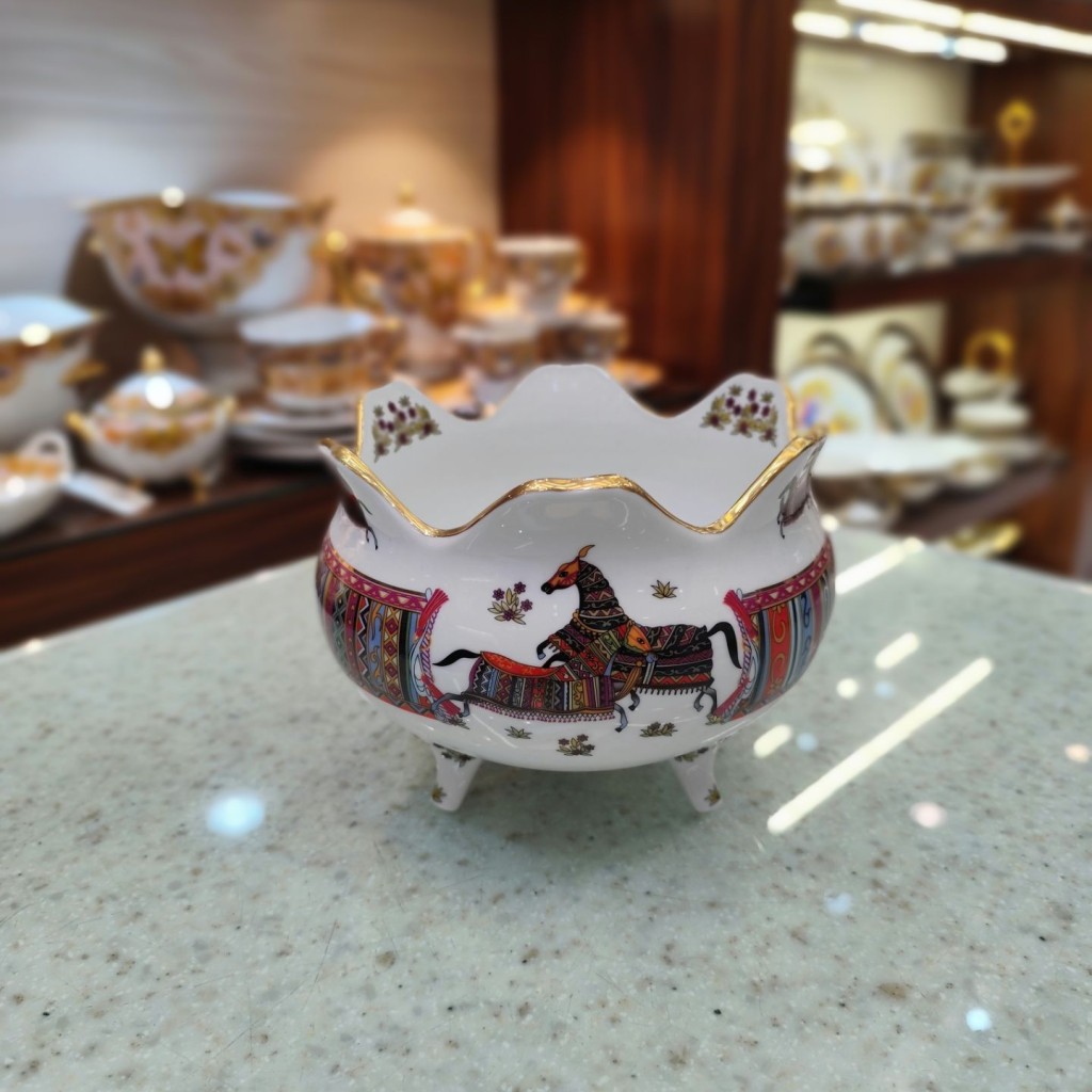 شکلات خوری سه پایه کوچک طرح هرمس9038