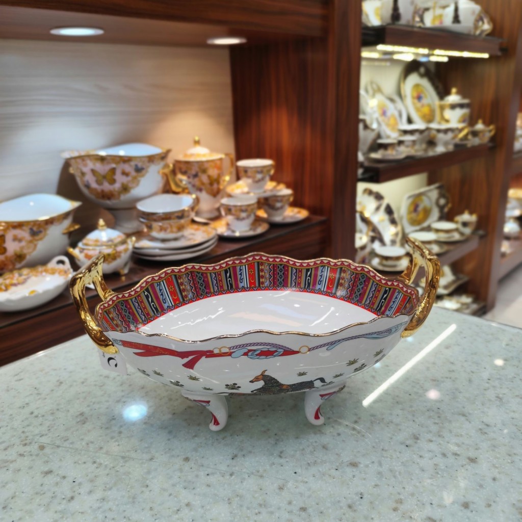 کشکول کلاسیک دسته دارطرح هرمس9013