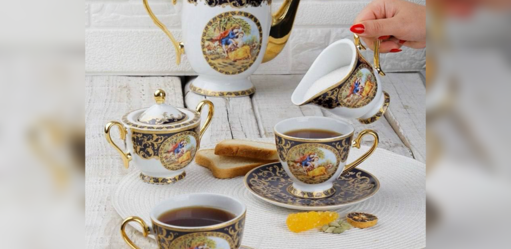 استکان چای خوری شیک چینی انتخاب اول علاقه‌مندان به چای