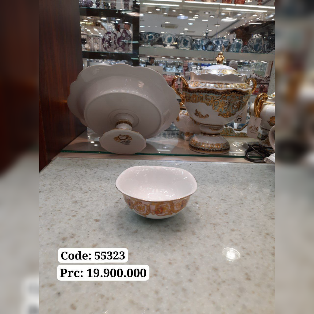 پیاله مدل ویولا طرح پروانه صورتی