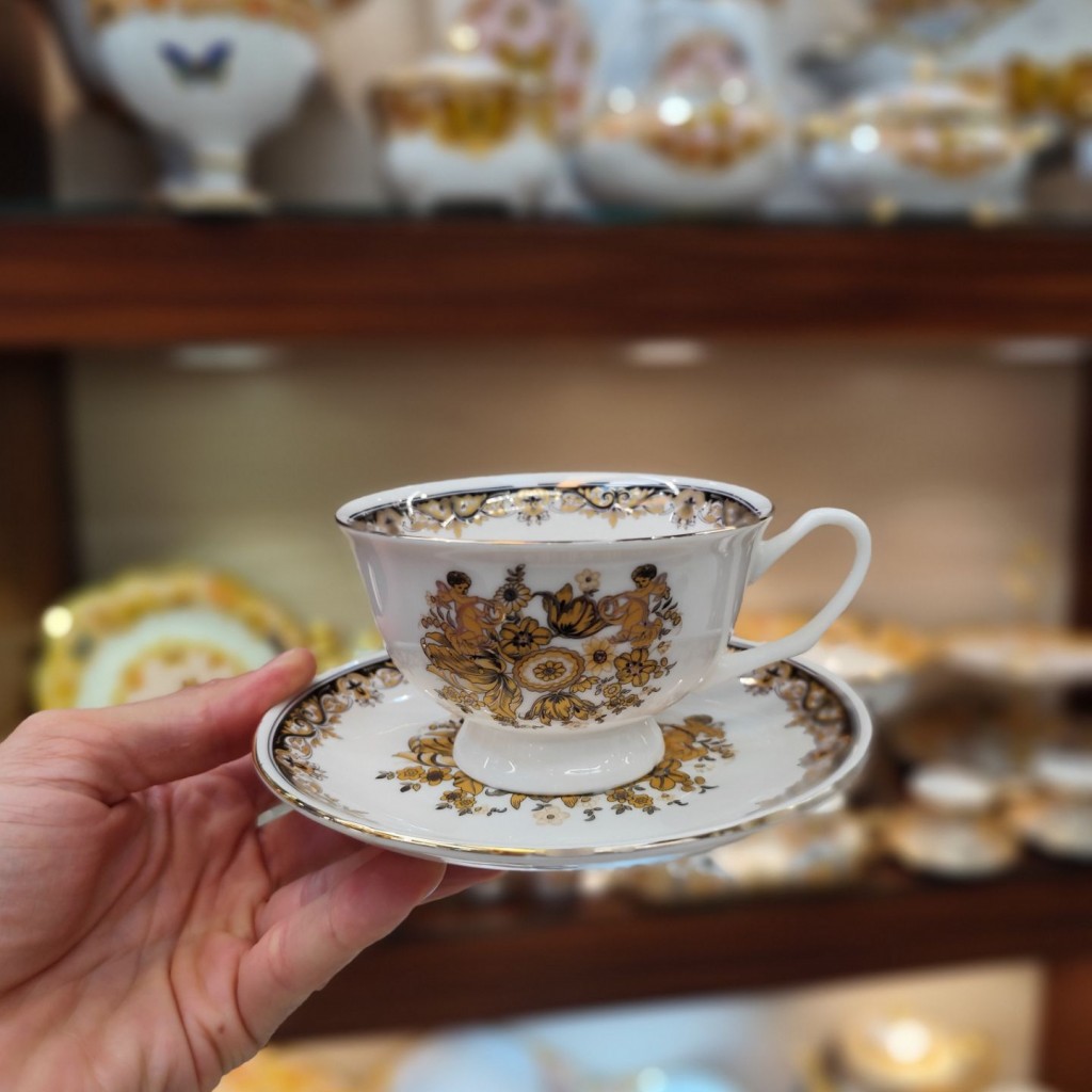 ست چای  خوری و قندان زینک 8083