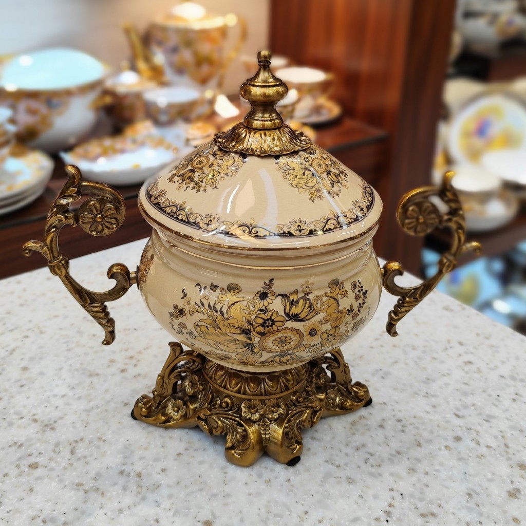 شکلات خوری درب دارگرد زینک 8056