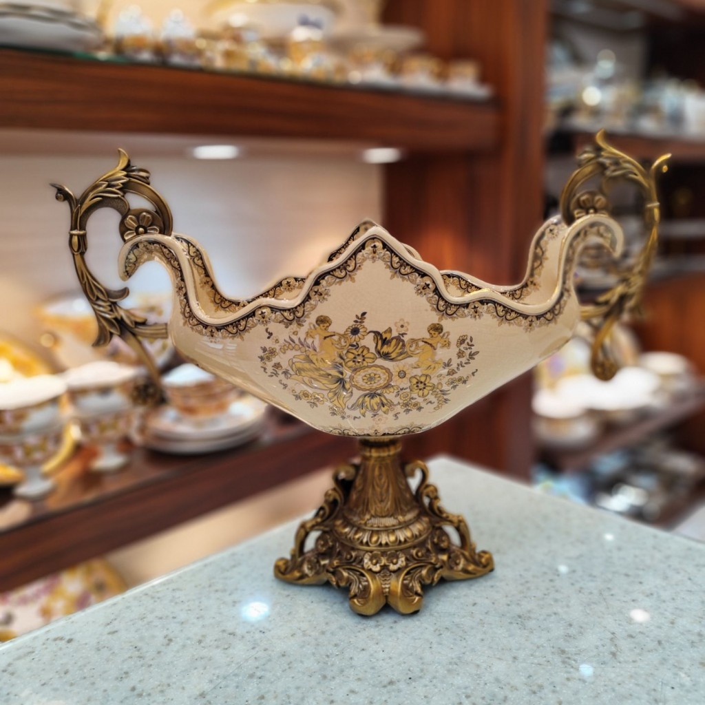 کشکول پایه دار بزرگ زینک8067