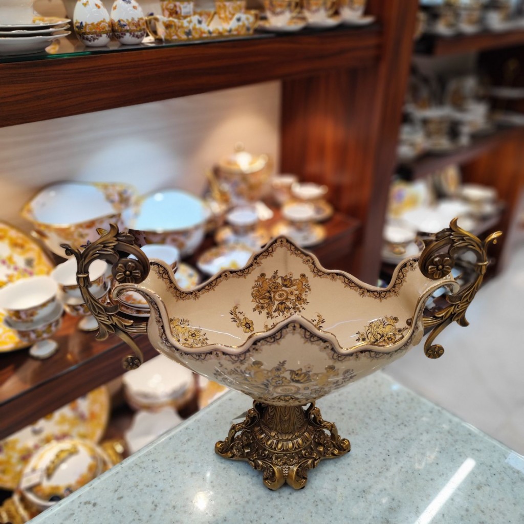 کشکول پایه دار بزرگ زینک8067