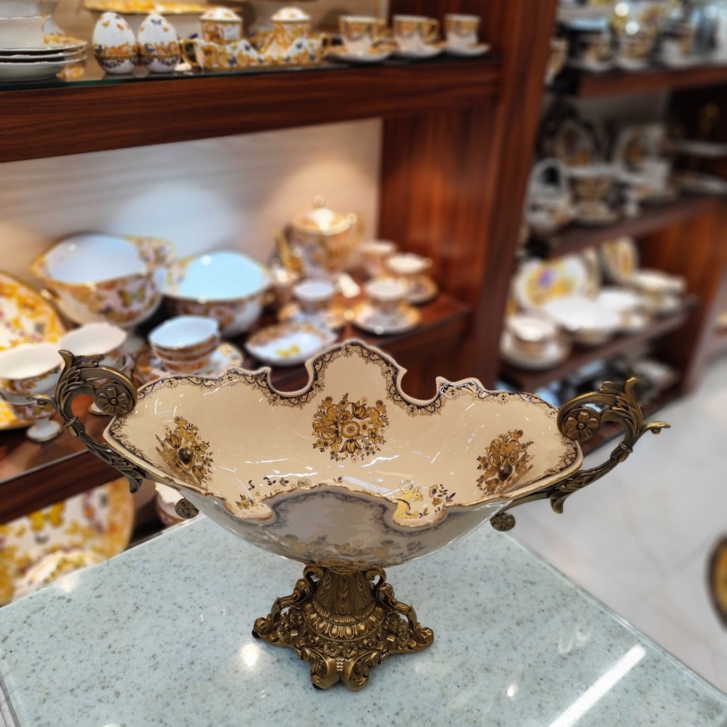 کشکول  میوه خوری بزرگ زینک 8074