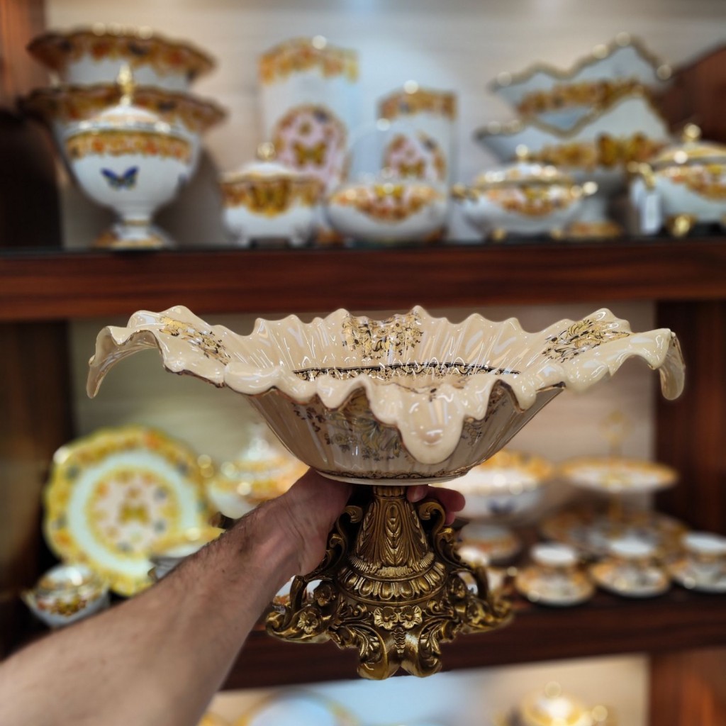 کشکول میوه خوری لب برگشته زینک 8073