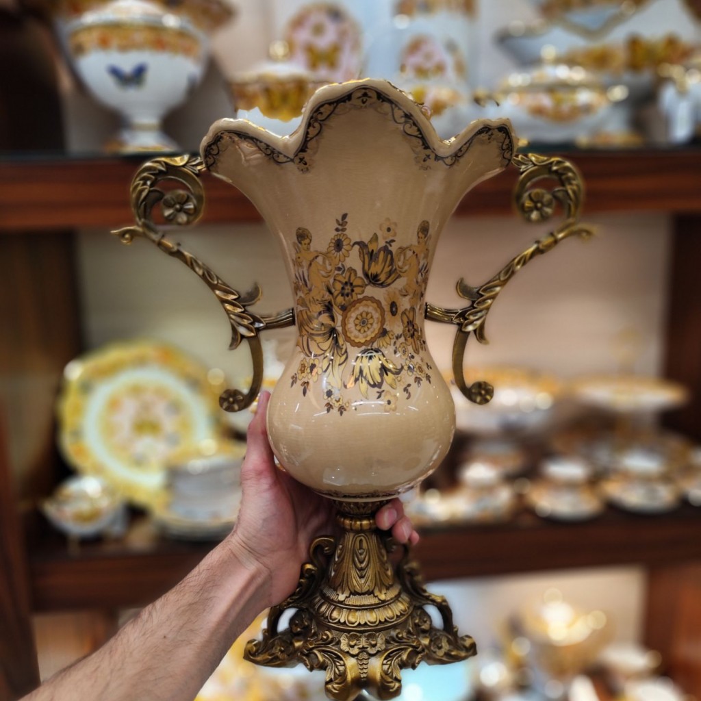 گلدان بزرگ دهنه باز زینک 8065