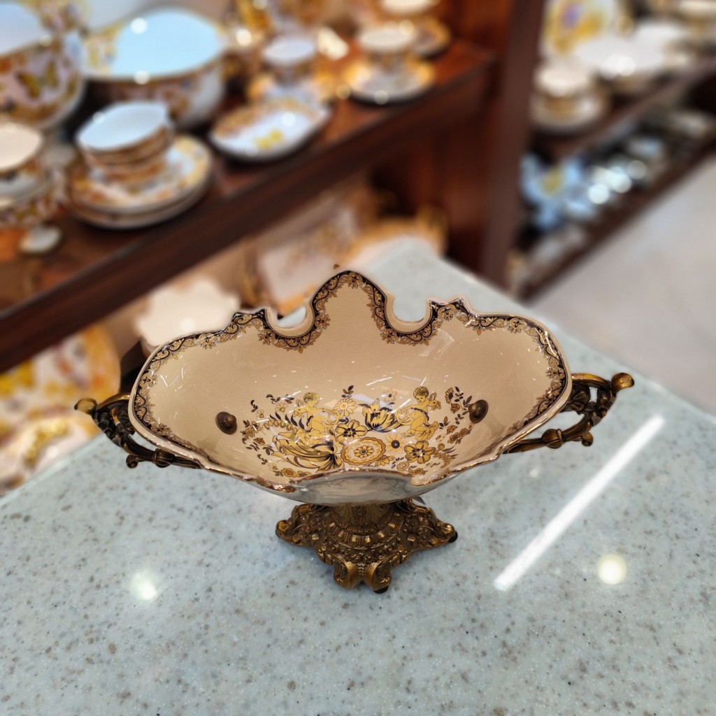 کشکول آجیل خوری  کوچک زینک 8076