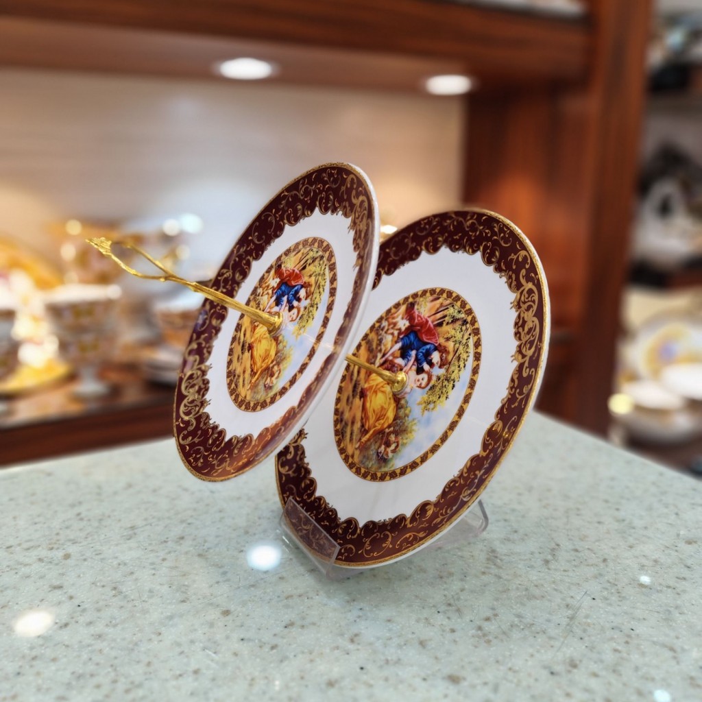 شیرینی خوری دو طبقه لیلی مجنون زرشکی6053