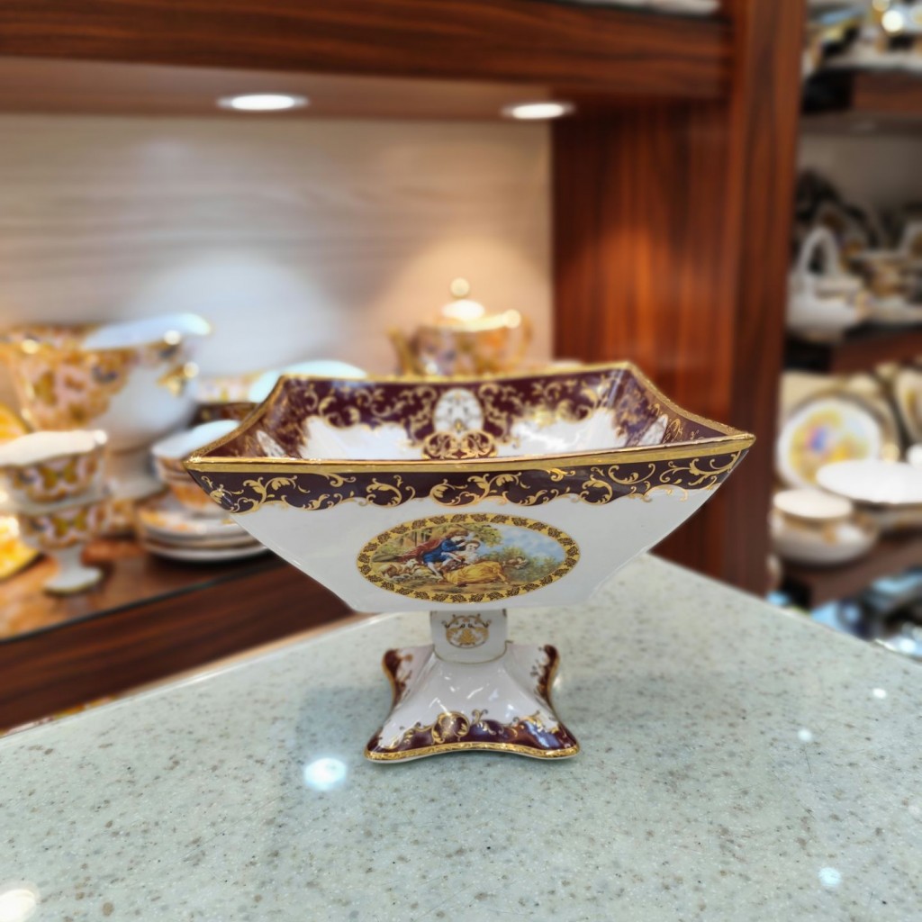 میوه خوری چهارگوش لیلی مجنون زرشکی6058