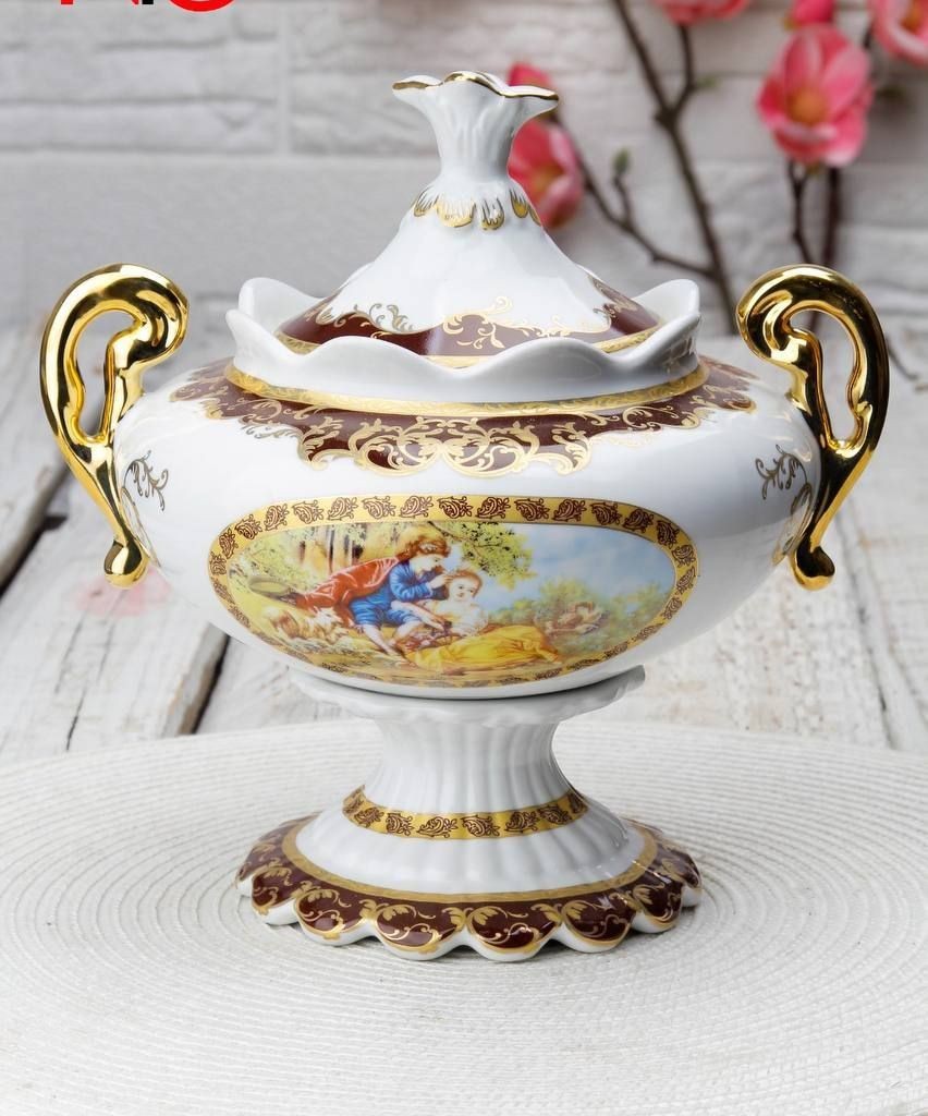 شکلات خوری پایه دارمتوسط لیلی مجنون زرشکی6032