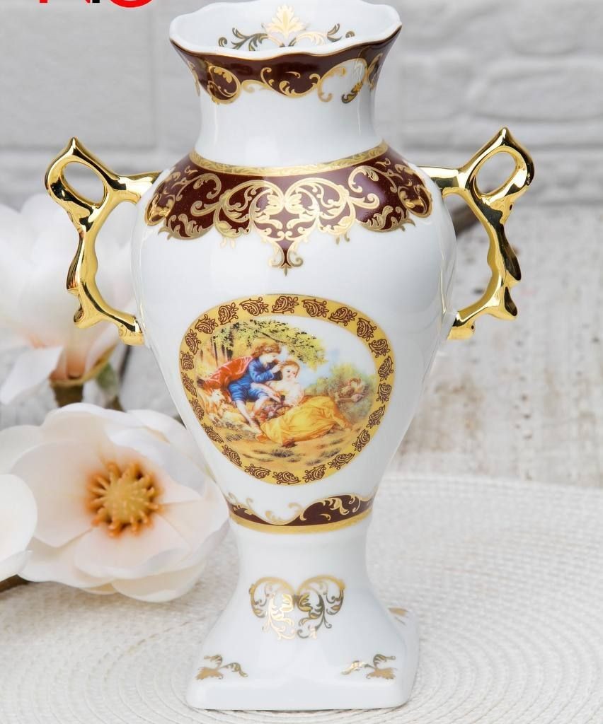 گلدان کاپ  لیلی مجنون زرشکی6005