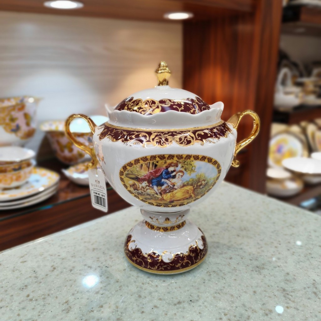 شکلات خوری پایداربزرگ لیلی مجنون زرشکی6012