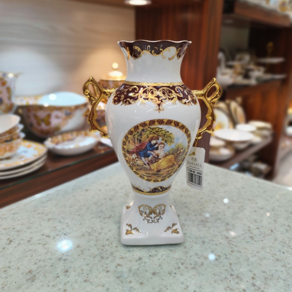 گلدان کاپ متوسط لیلی مجنون زرشکی6004