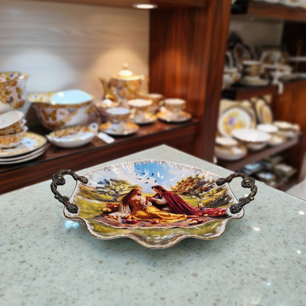 شیرینی خوری گردبزرگ طرح ادم وحوا3086
