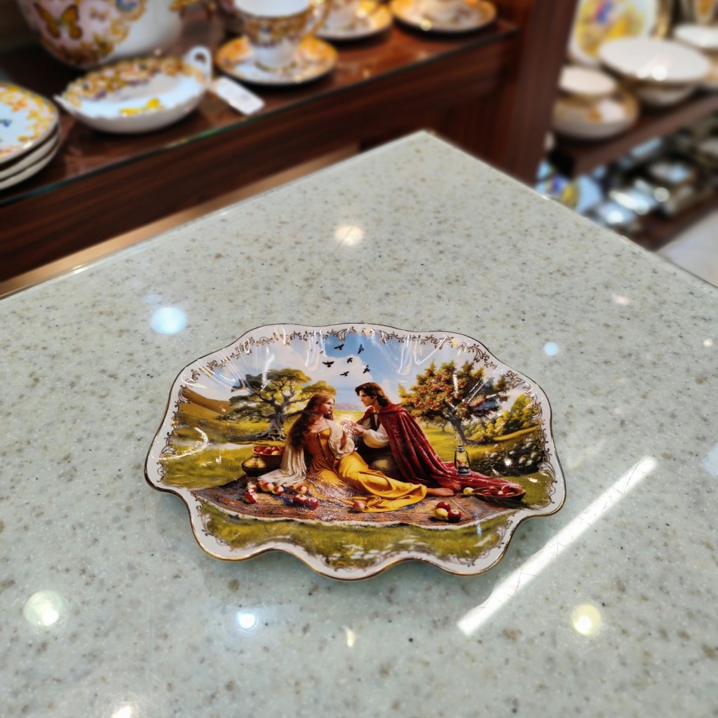 پیش دستی میوه خوری طرح ادم وحوا3092