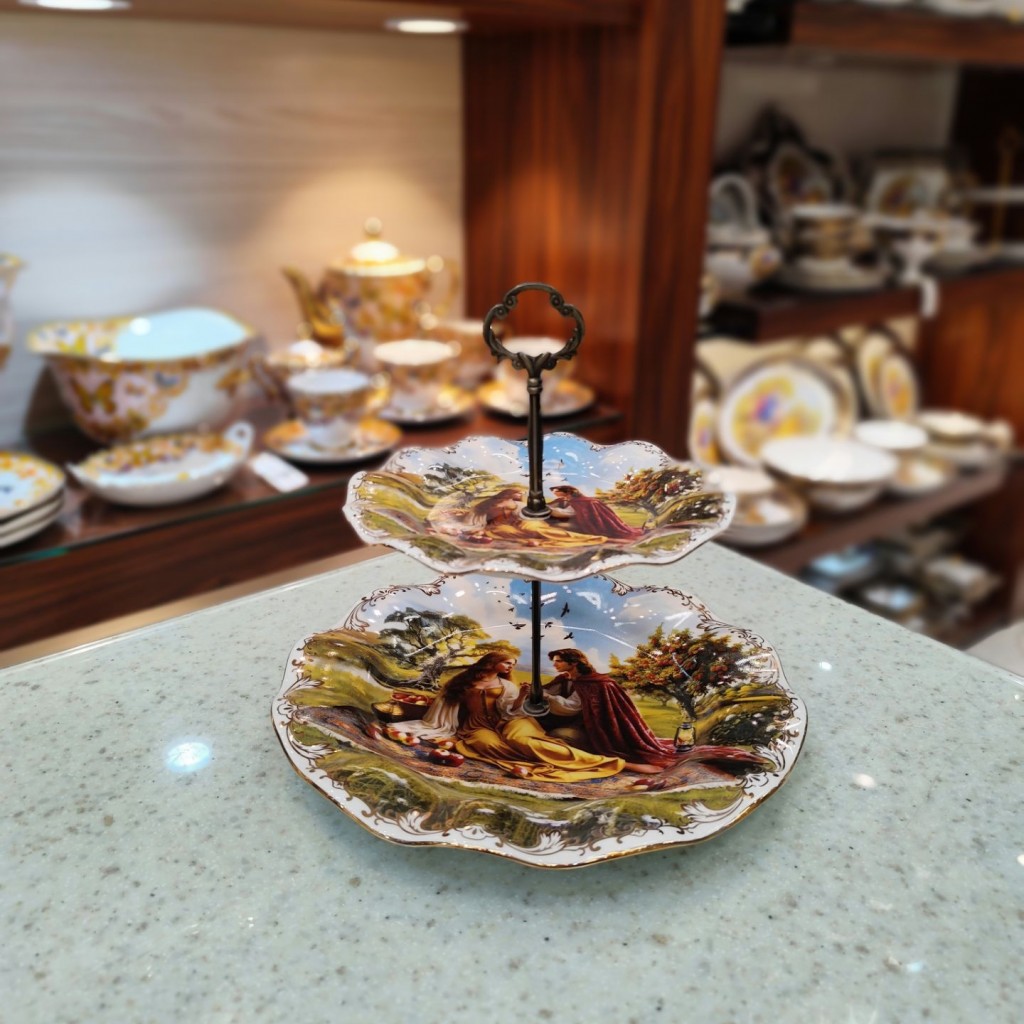 شیرینی خوری دو طبقه طرح ادم وحوا3088