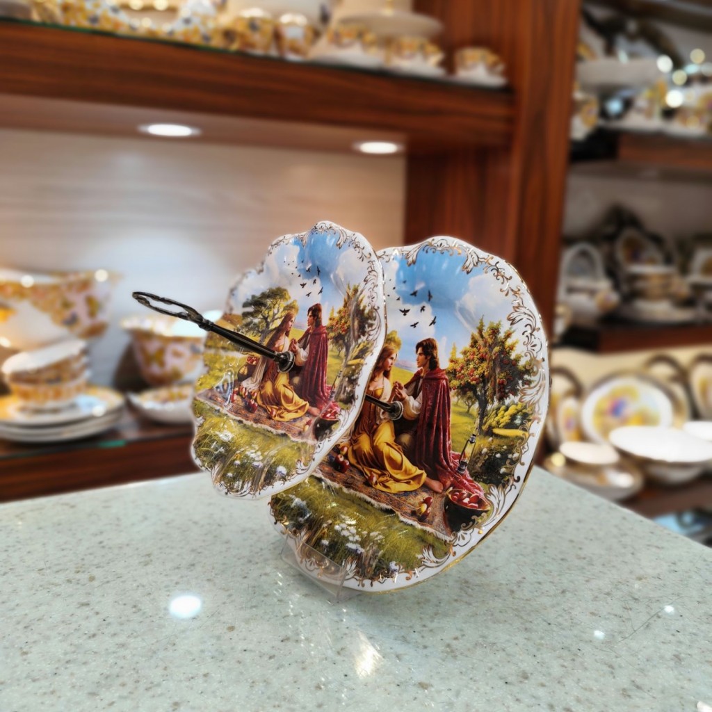 شیرینی خوری دو طبقه طرح ادم وحوا3088