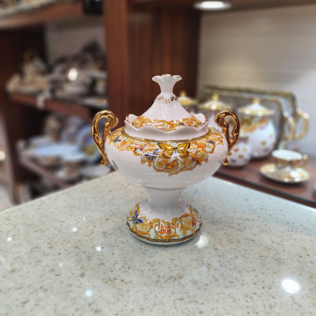 شکلات خوری پایدارطرح پروانه فیروزه ای55507